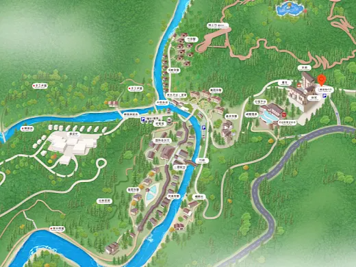 济宁结合景区手绘地图智慧导览和720全景技术，可以让景区更加“动”起来，为游客提供更加身临其境的导览体验。